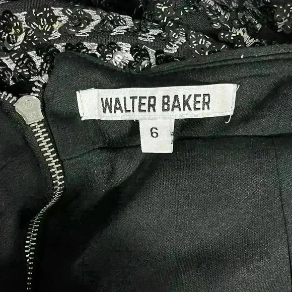 Walter Baker Josette Embellished Mesh Skirt Knee Length Size 6 - Picture 10 of 15